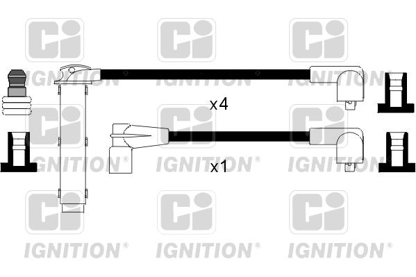 QUINTON HAZELL Комплект проводов зажигания XC972